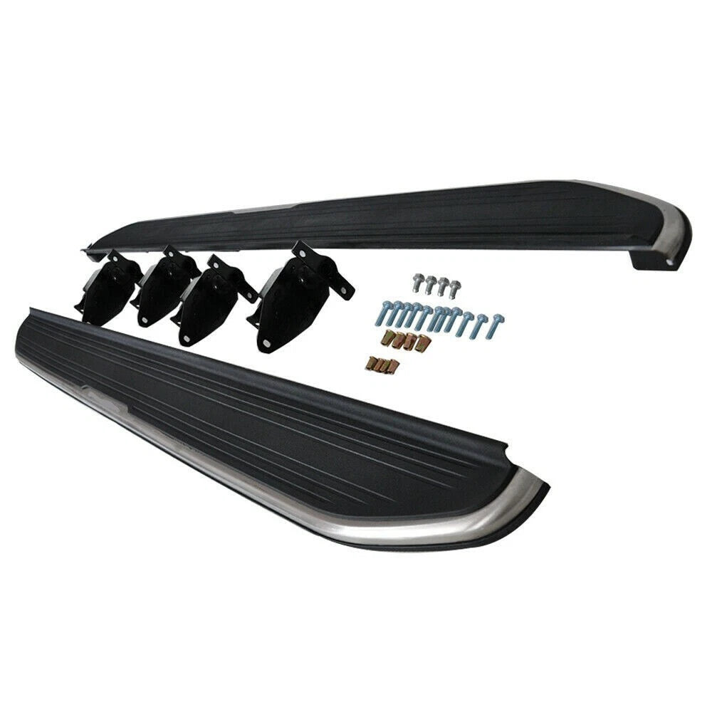 BLACK RUNNING BOARDS SIDE STEPS FOR RANGE ROVER EVOQUE DYNAMIC L538 2011-2018