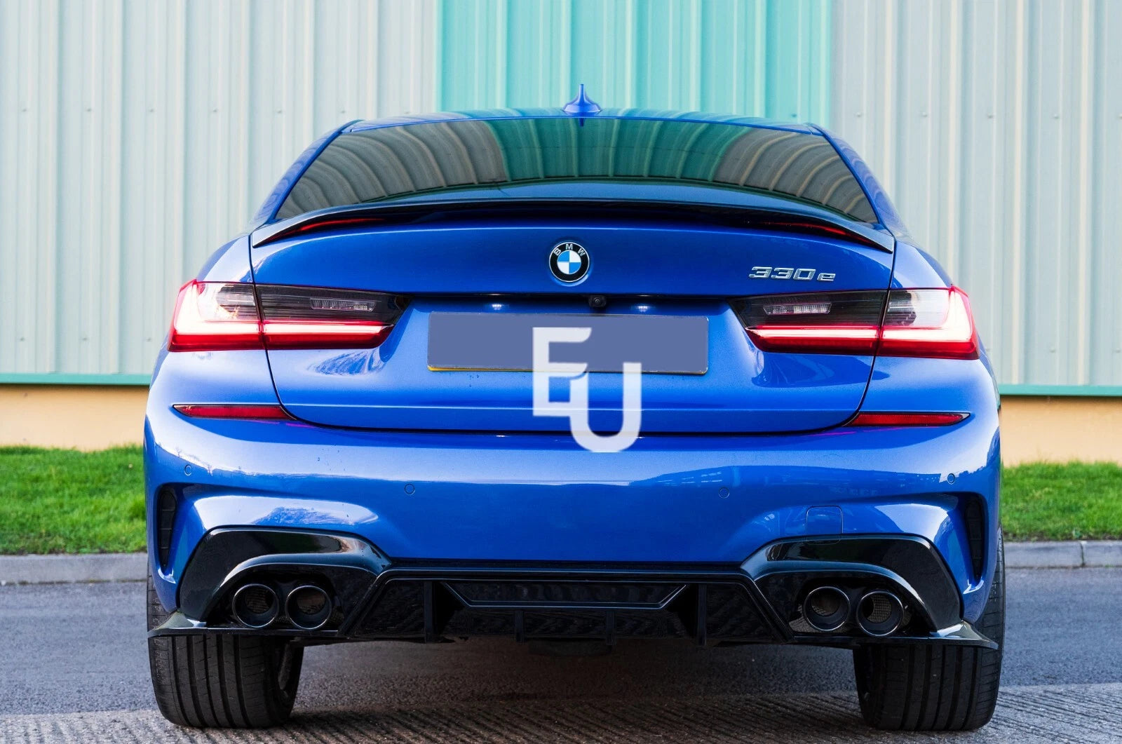 REAR BOOT SPOILER LIP WING BODY KIT FOR BMW 3 SERIES M3 G20 G80 18+ GLOSS BLACK