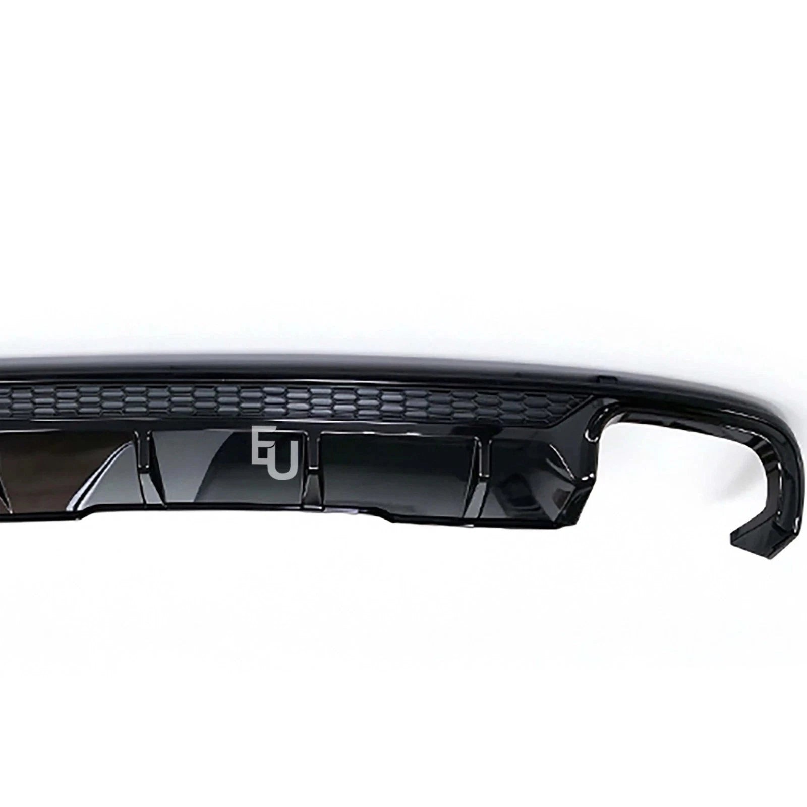 S4 STYLE REAR DIFFUSER W/TAILPIPE FOR AUDI A4 B9 SE STANDARD PRE-LCI 2015-2019