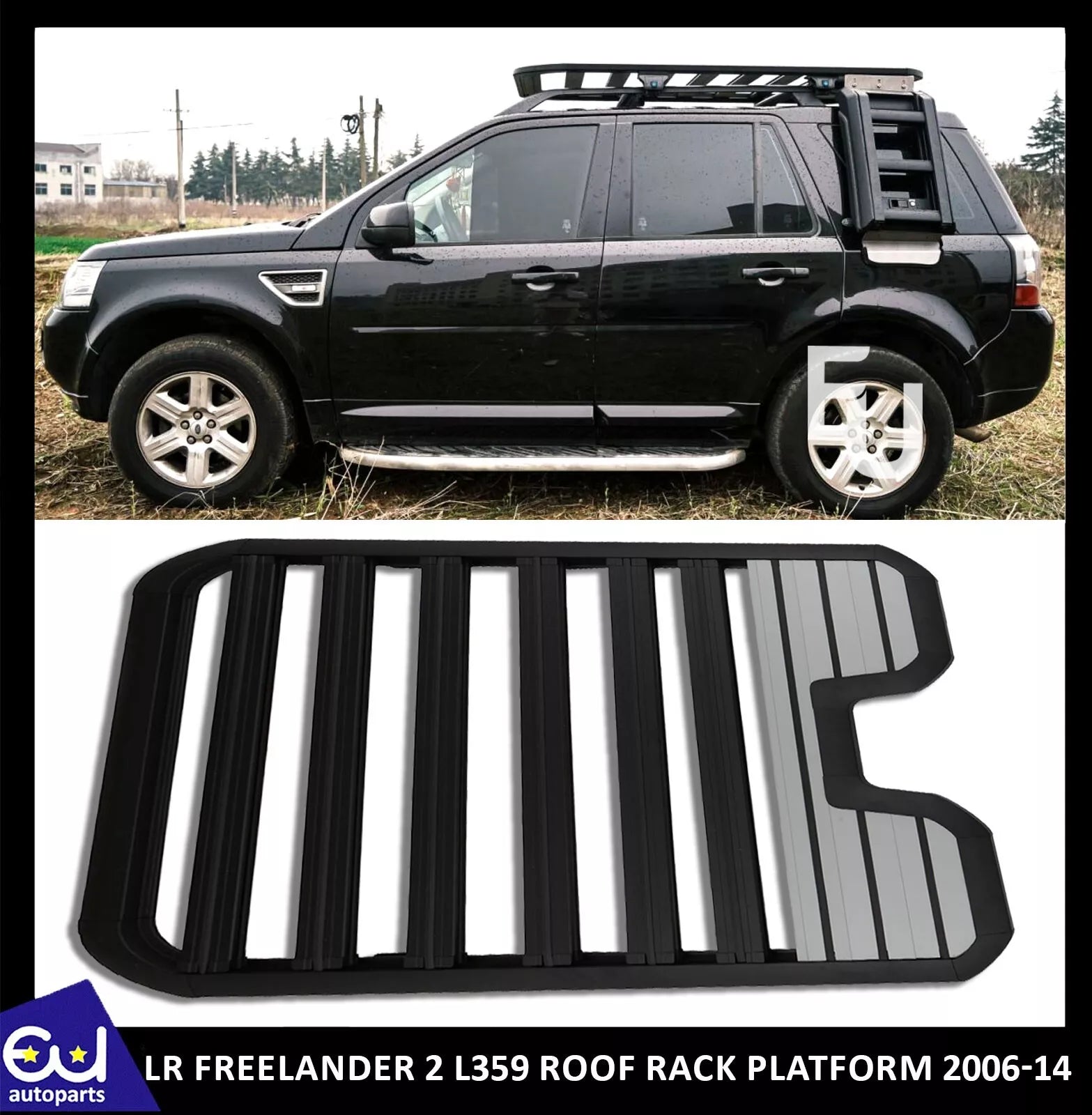 FOR LAND ROVER FREELANDER 2 L359 EXPEDITION STYLE ROOF RACK PLATFORM 2006 2014