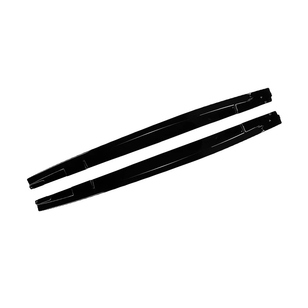 FOR AUDI A5 S LINE S5 F5 SPORTBACK SIDE SKIRT EXTENSION LIP GLOSS BLACK 2017-20
