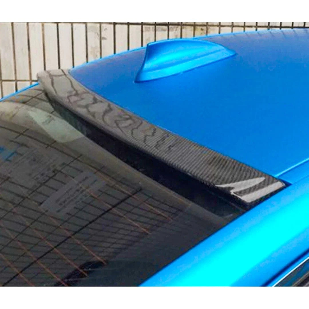 FOR BMW 3 SERIES F30 M SPORT  REAR ROOF SPOILER CARBON LOOK 2012-2018