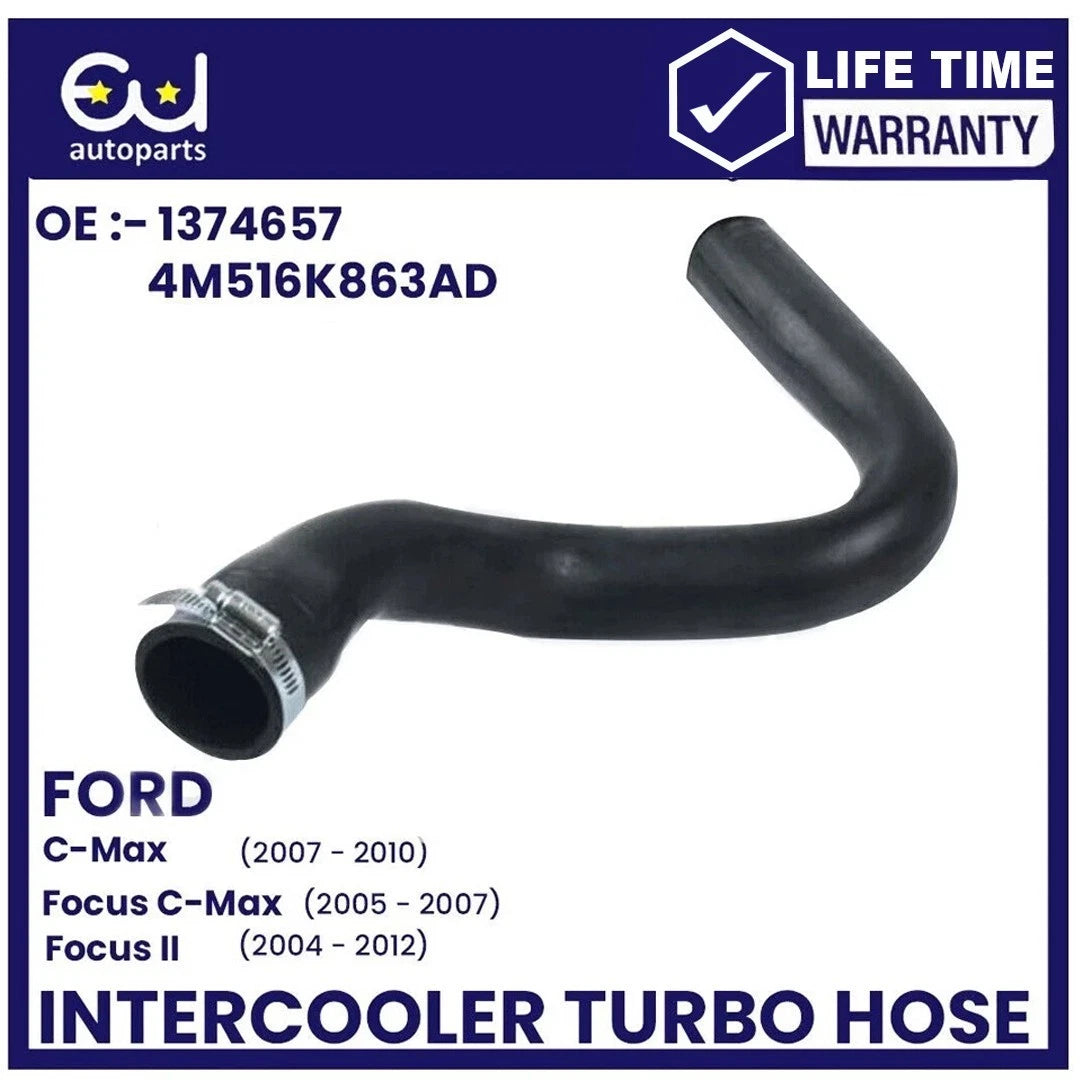 LOWER INTERCOOLER TURBO HOSE FOR FORD FOCUS MK2 & C-MAX 1.8TDCI 115BHP 1374657