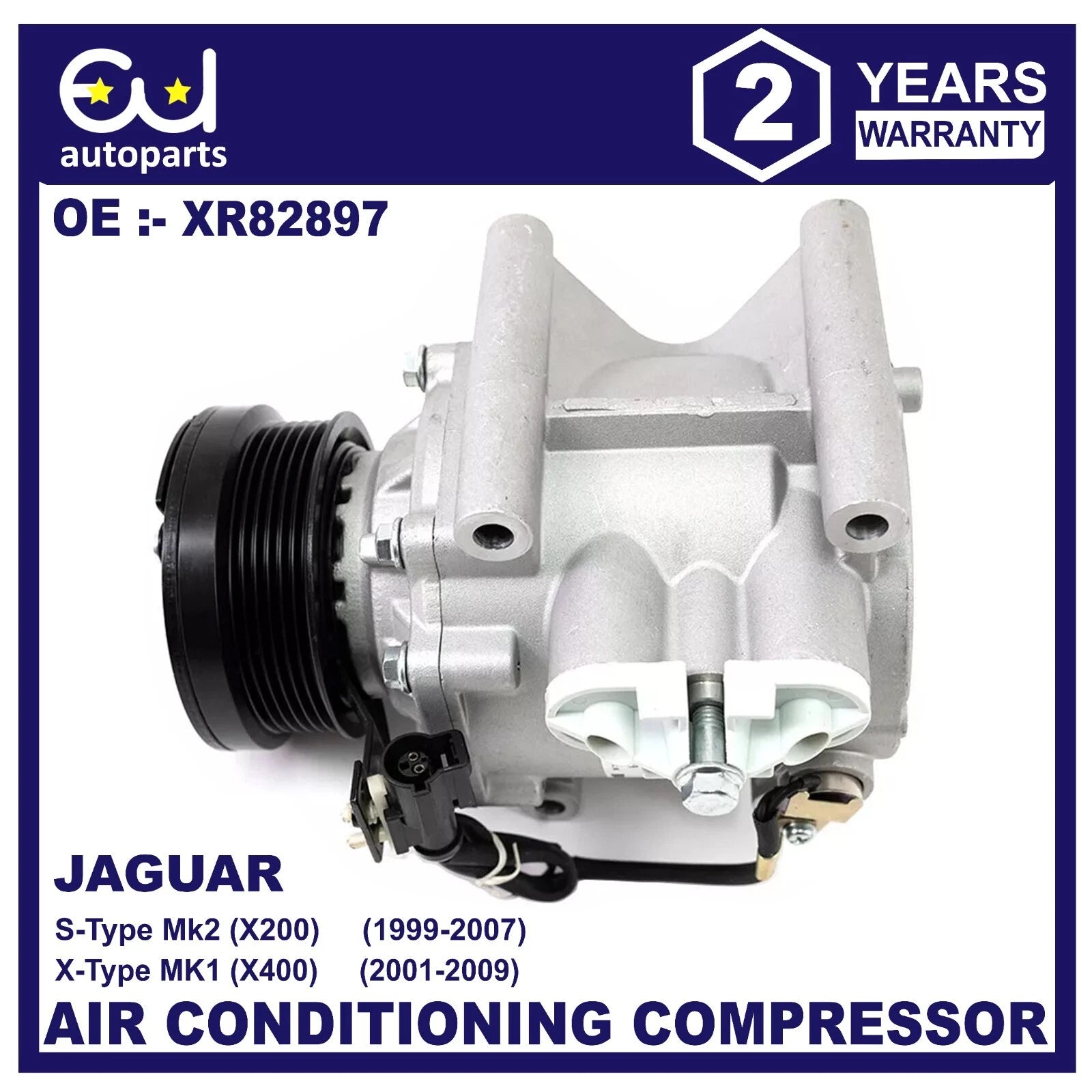 AIR CON AC COMPRESSOR PUMP FOR JAGUAR S-TYPE X200 X-TYPE X400 2.5 2.7 3.0 PETROL