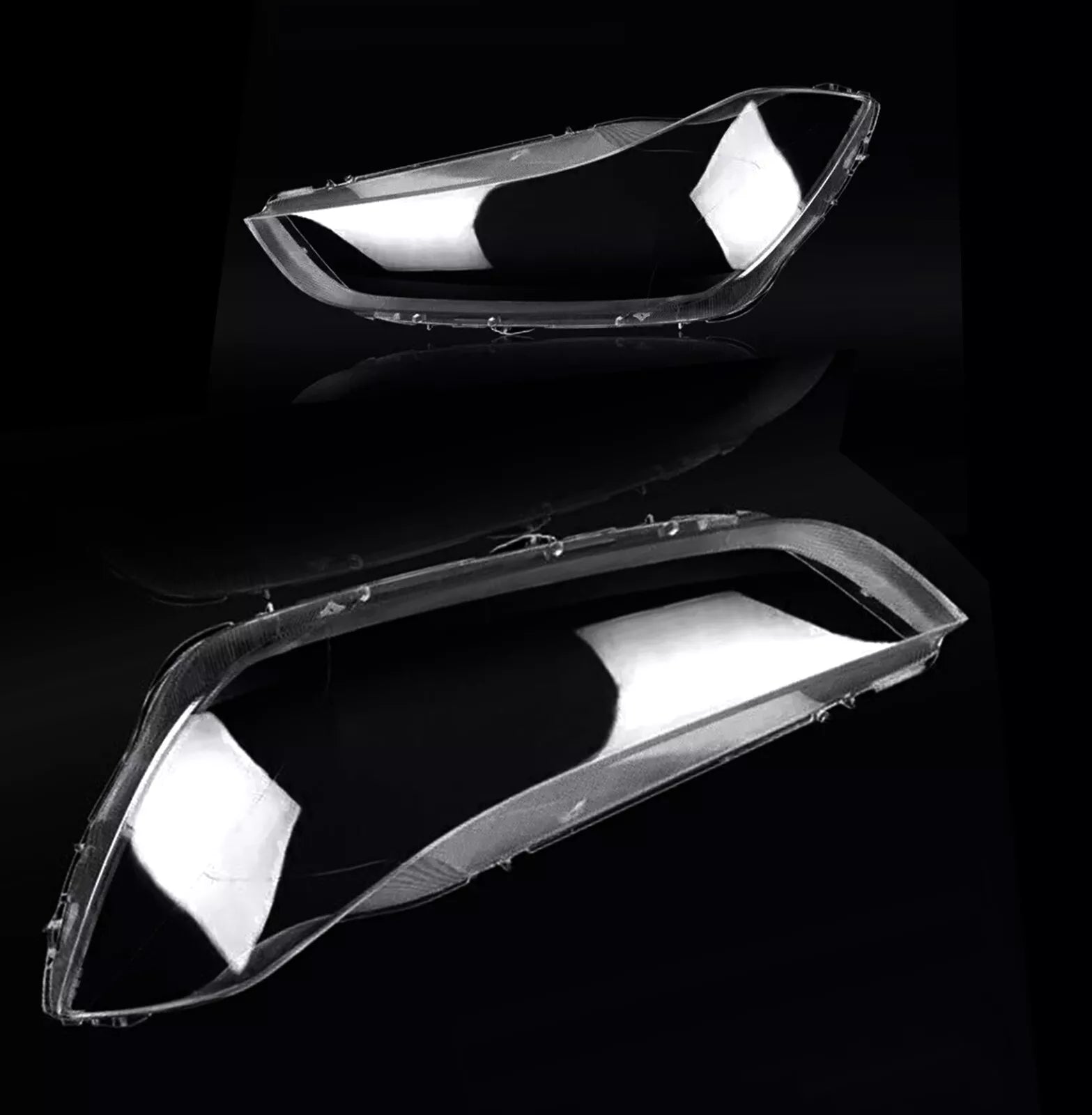 LEFT RIGHT SIDE PAIR HEADLIGHT LENS COVER LAMP FOR MASERATI GHIBLI M157 2014-19