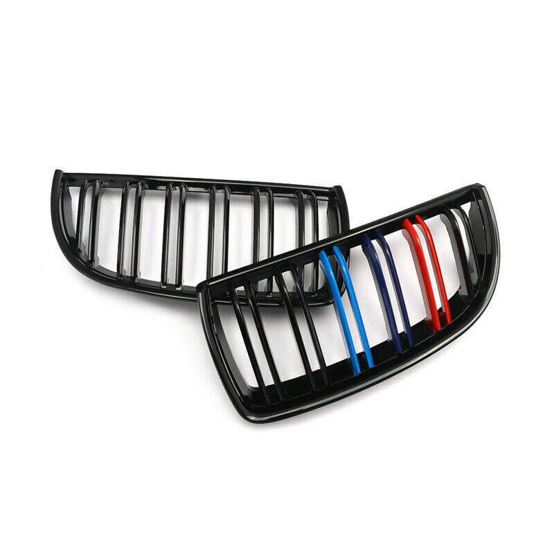 BMW 3-SERIES E90 E91 M COLOR KIDNEY TWIN DUAL GRILLE GLOSS OEM FOR 2005-2007