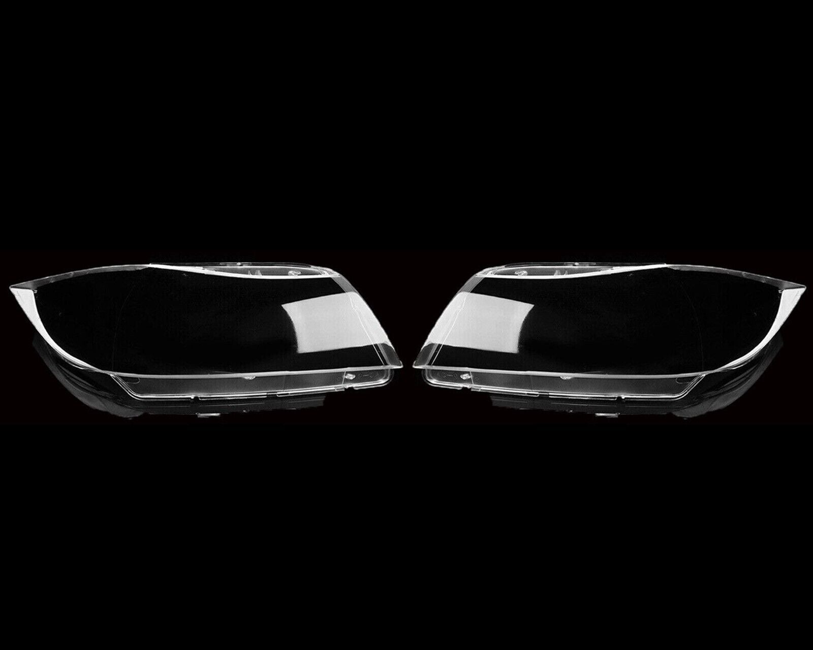 FOR BMW 3 E90/E91 XENON FRONT HEADLIGHT HEADLAMP CLEAR LENS COVER 2005-2012 PAIR
