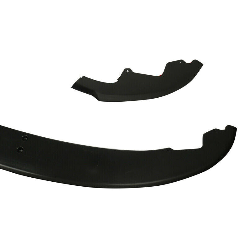 M SPORT FRONT BUMPER SPLITTER LIP FOR BMW 4 SERIES F32 F33 F36 MATTE BLACK 13-20