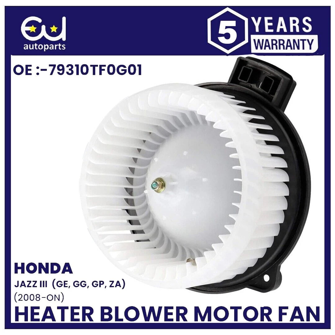 HEATER BLOWER MOTOR FAN FOR HONDA JAZZ MK3 III GE, GG, GP, ZA 1.2 1.3 08-23 OEM