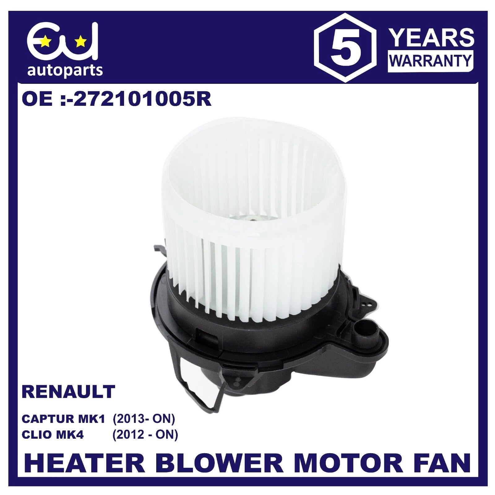 HEATER BLOWER MOTOR FAN FOR RENAULT CAPTUR MK1 CLIO MK4 DACIA DOKKER LODGY 12+