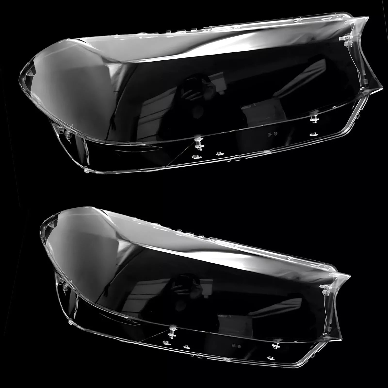 LEFT RIGHT HEADLIGHT HEADLAMP CLEAR LENS COVER FOR BMW 6 SERIES GT G32 2017-2019