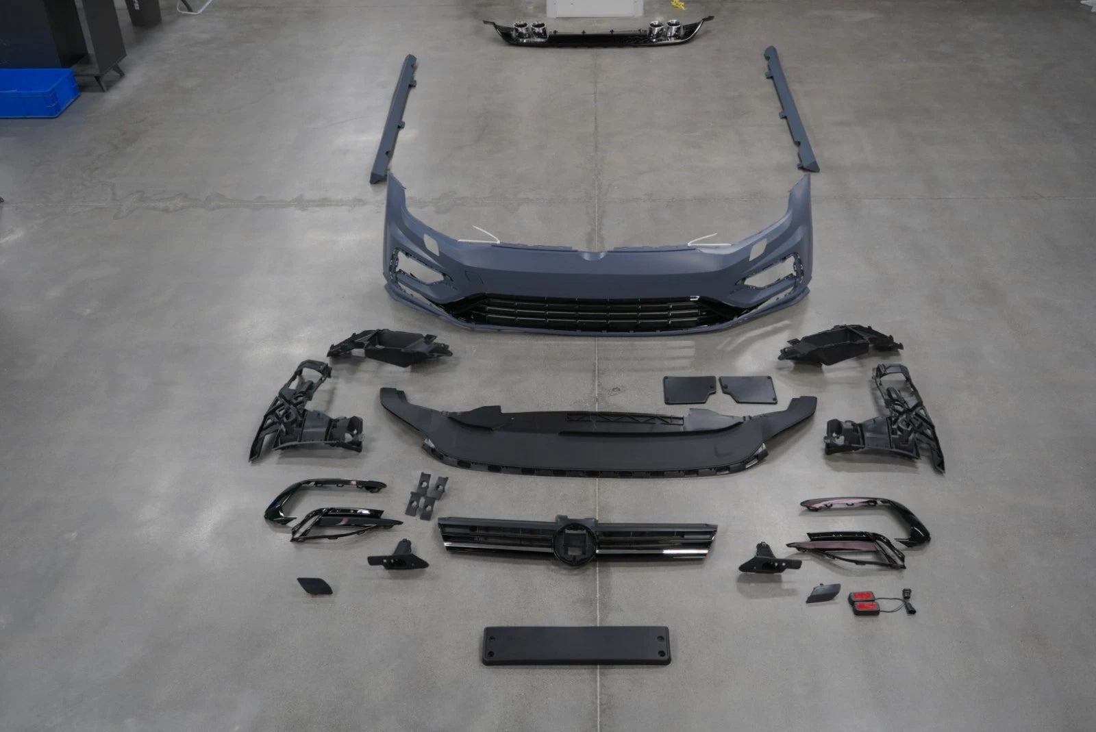 MK7.5 R CONVERSION FRONT REAR BUMPER BODYKIT SIDE SKIRT FOR VW GOLF MK7 2013-16