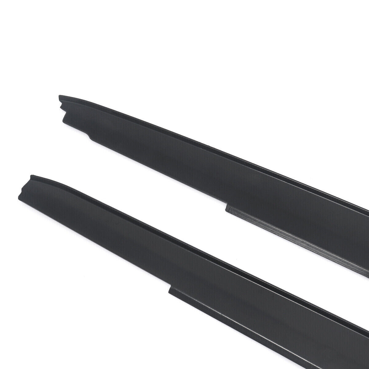 FOR BMW 5 SERIES G30 G31 F90 M5 M SPORT SIDE SKIRT EXTENSION BLADES GLOSS BLACK