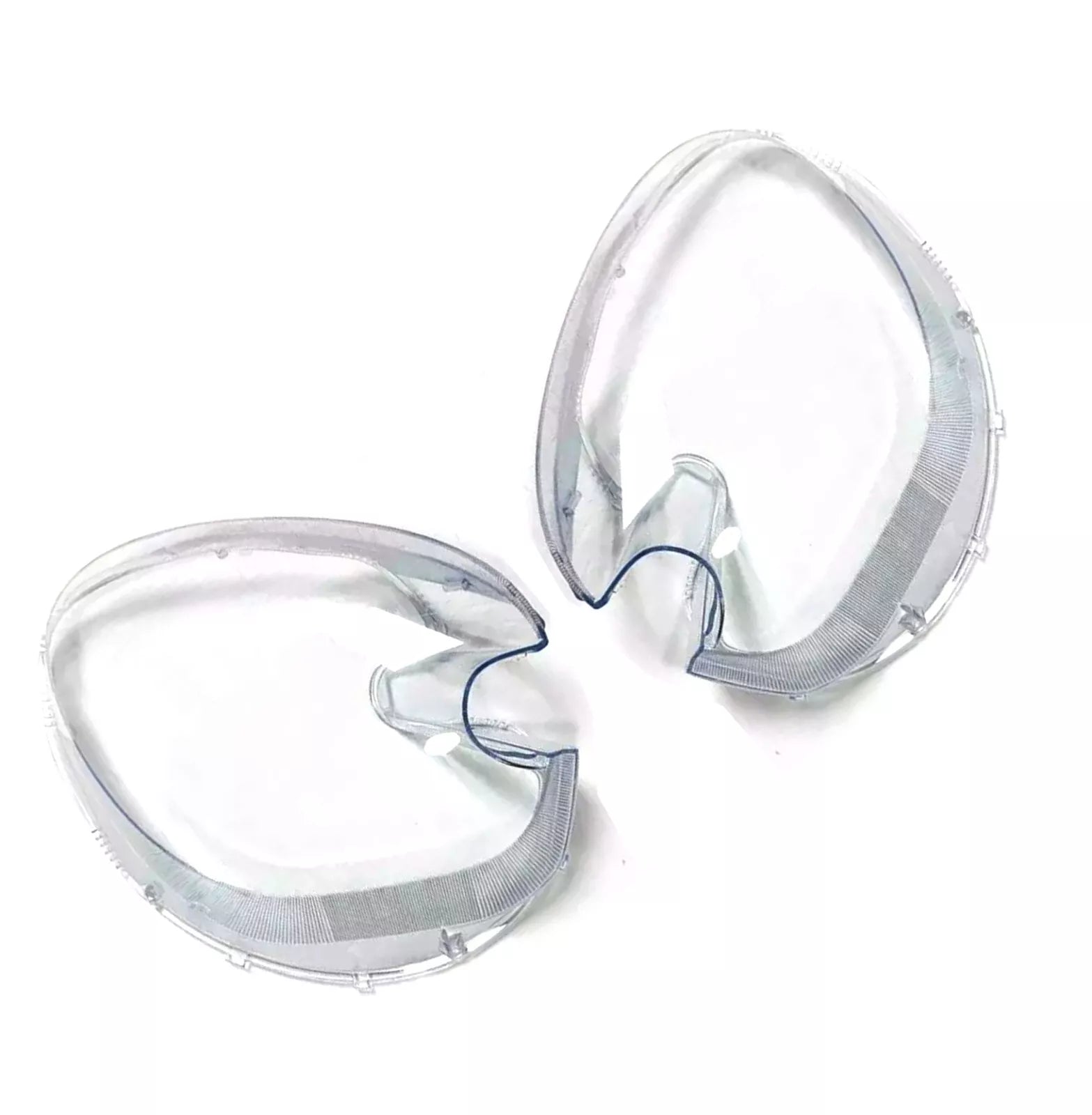 FOR BMW MINI R60 COOPER COUNTRYMAN 2014-16 PAIR L+R HEADLIGHT LENS CLEAR COVER