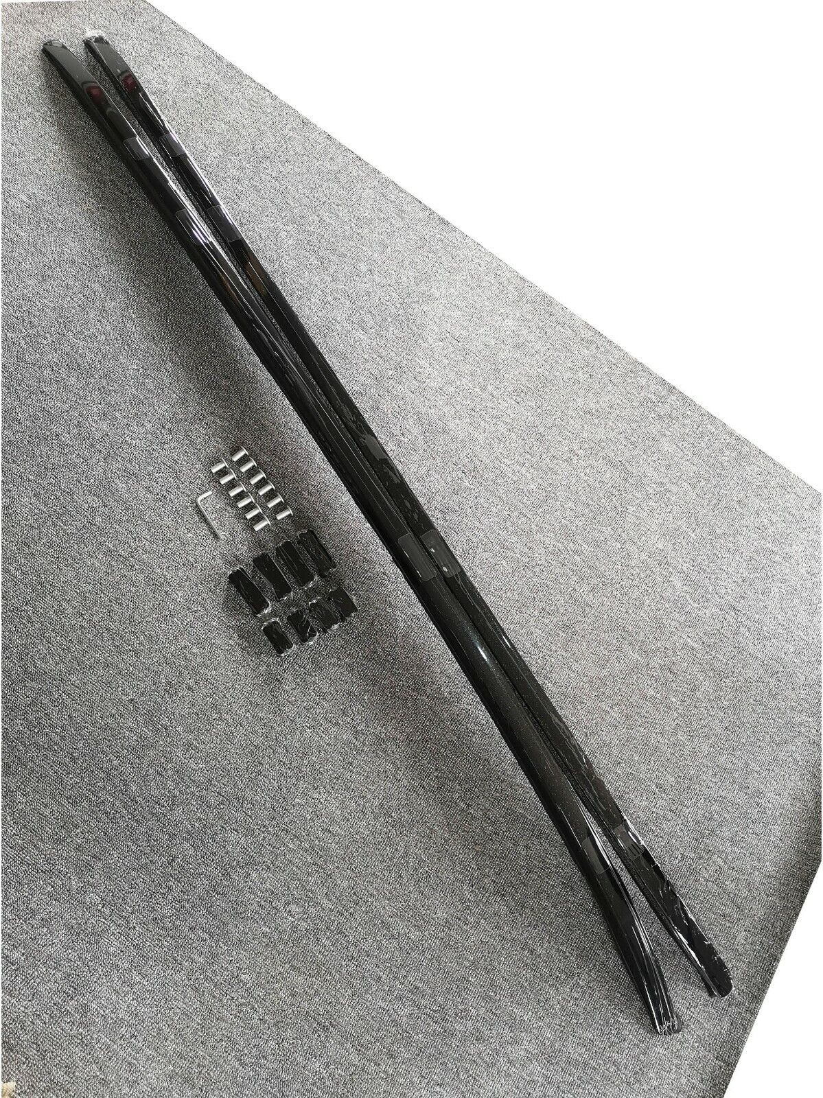 4PCS BLACK FOR HONDA CRV CR-V MK5 ROOF RAILS CROSS BARS RACK SET PAIR OEM 2017+