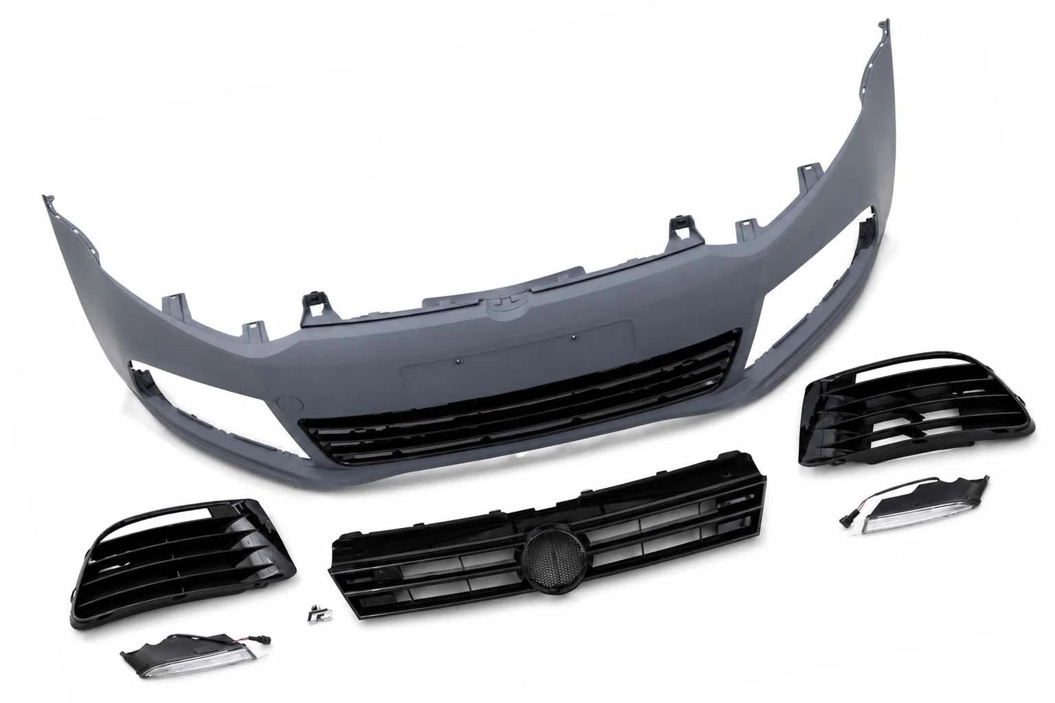 FOR VW VOLKSWAGEN POLO MK5 6R 6C 2009-2017 FRONT BUMPER KIT R20 STYLE