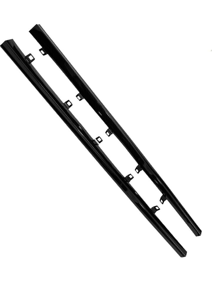 FOR VW GOLF MK7 MK7.5 R LINE 2013-2020 SIDE SKIRT EXTENSION BLADE GLOSS BLACK