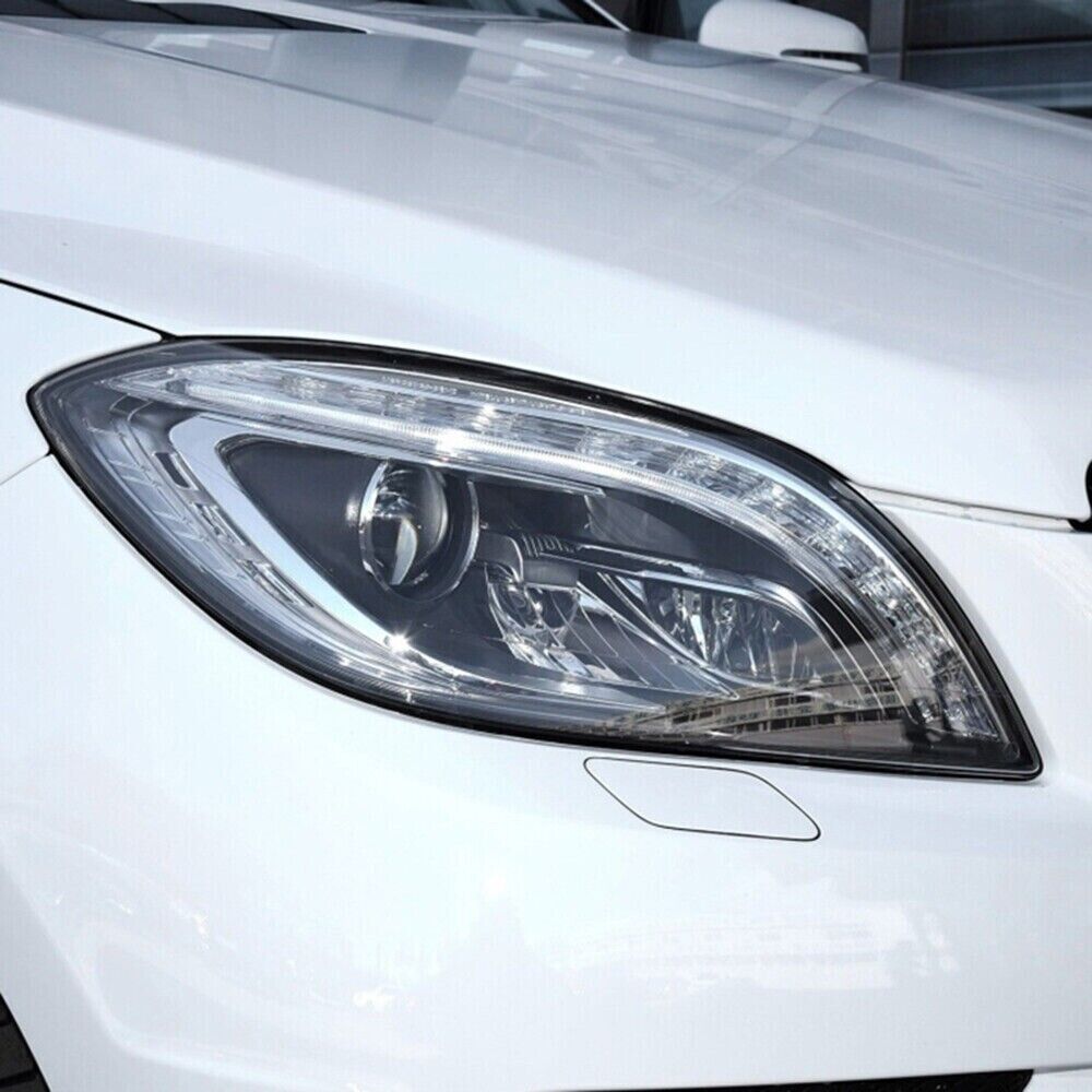 FOR 2012-14 MERCEDES-BENZ ML CLASS W166 HEADLIGHT LENS COVER LAMPSHADE L+R PAIR
