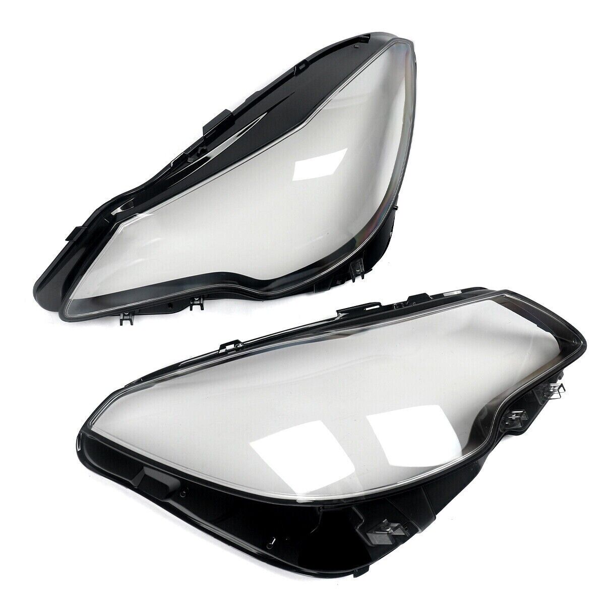 FOR 2013-16 MERCEDES E CLASS C207 W207 HEADLIGHT LENS HEADLAMP COVER LEFT+RIGHT