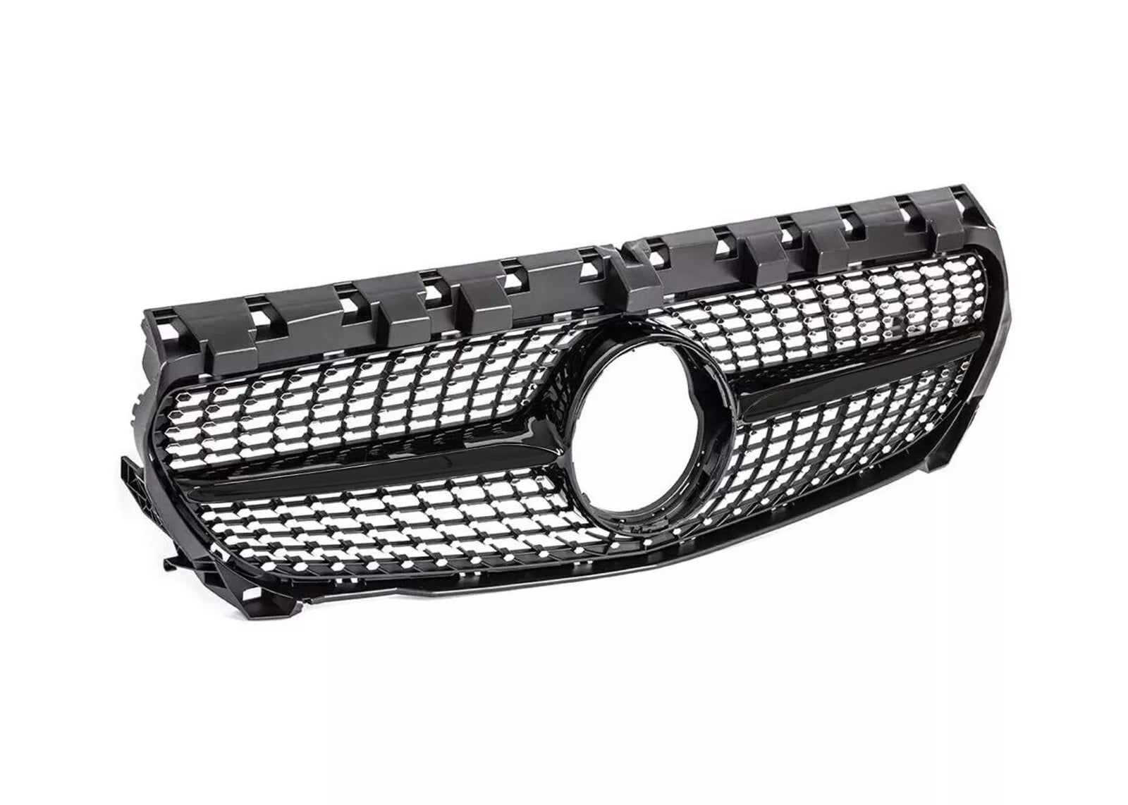 FOR MERCEDES CLA CLASS W117 C117 13-19 FRONT GRILLE GRILL BLACK DIAMOND STYLE