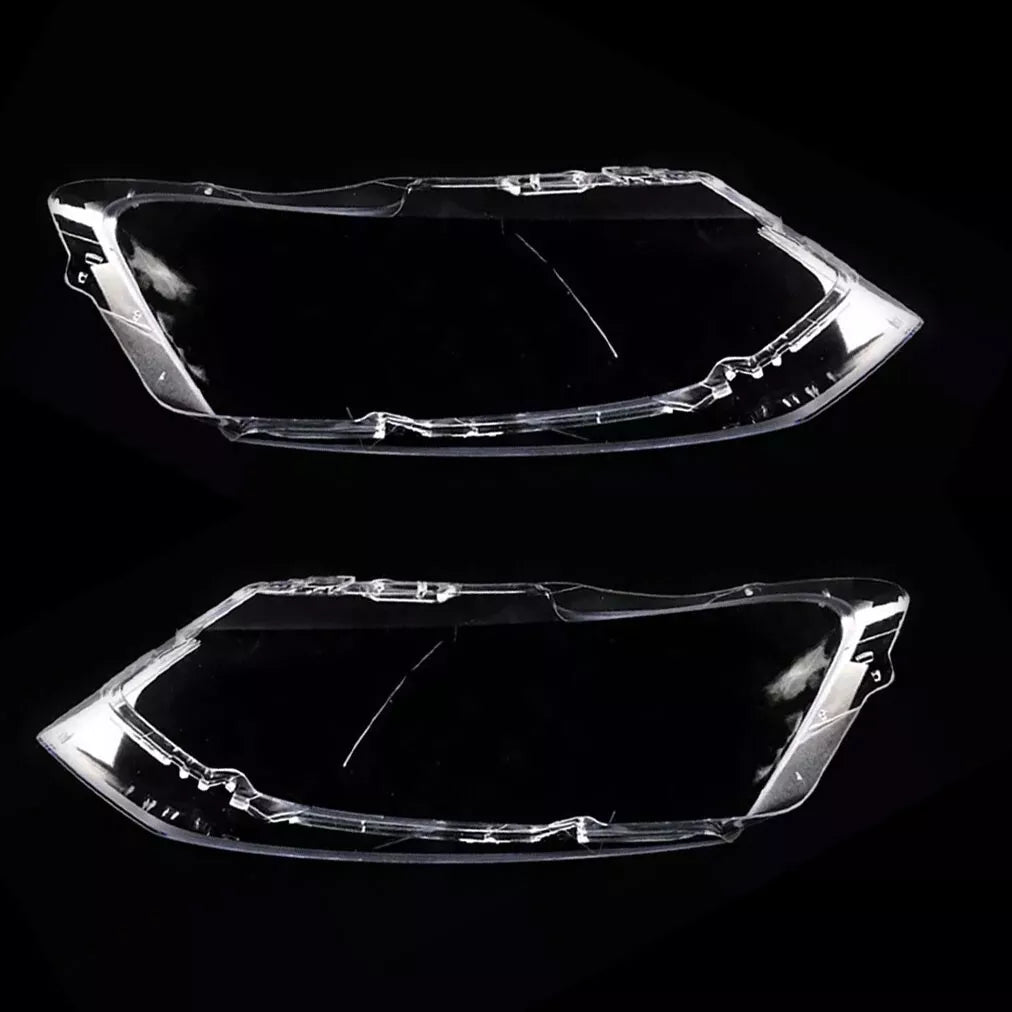 LEFT RIGHT SIDE PAIR HEADLIGHT LENS COVER LAMP FOR VOLKSWAGEN POLO MK5 2010-2017
