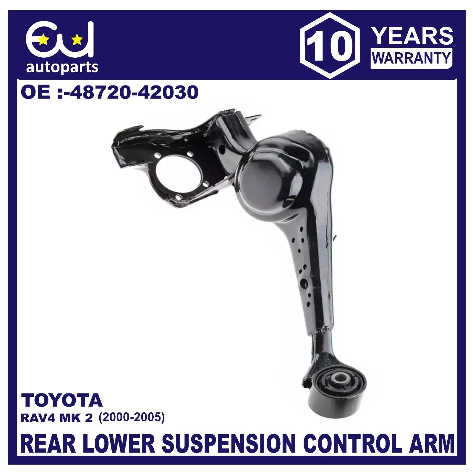 REAR LOWER LEFT SUSPENSION TRAILING CONTROL ARM FOR TOYOTA RAV4 MK2 (_A2_) 00-05