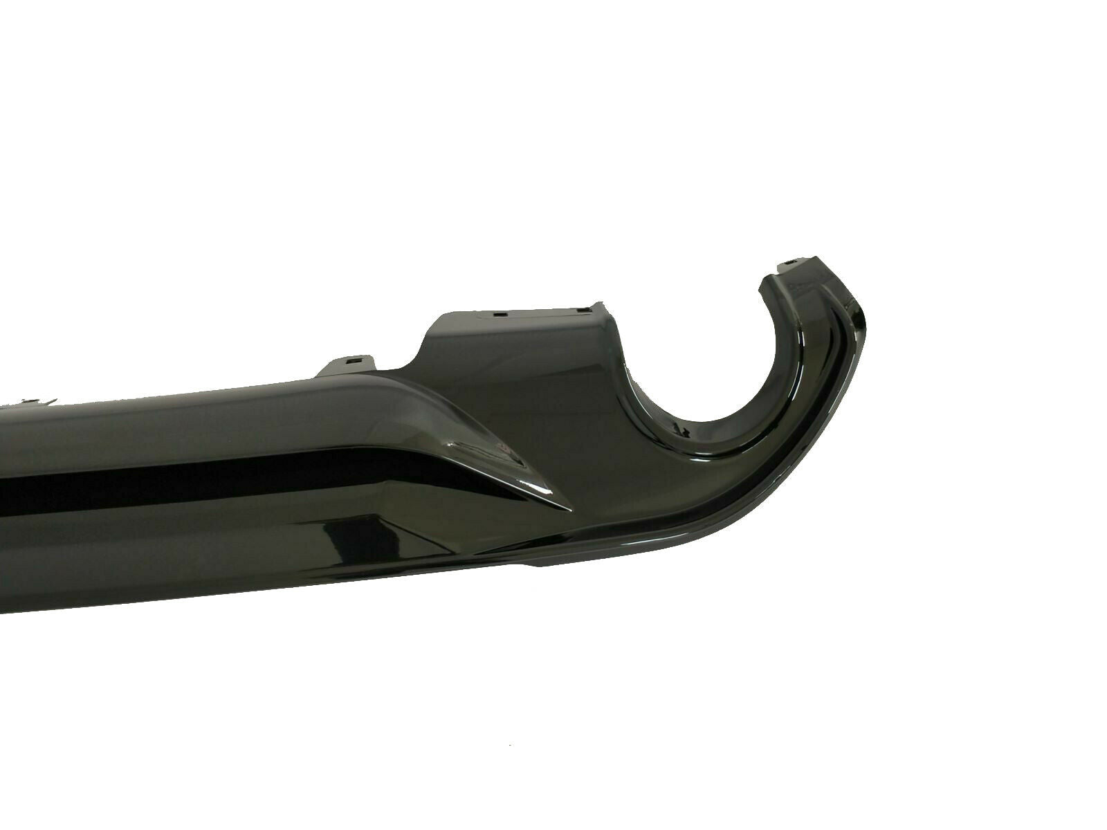 FOR BMW X1 F48 F49 MP STYLE REAR BUMPER DIFFUSER VALANCE GLOSS BLACK 2016-2021