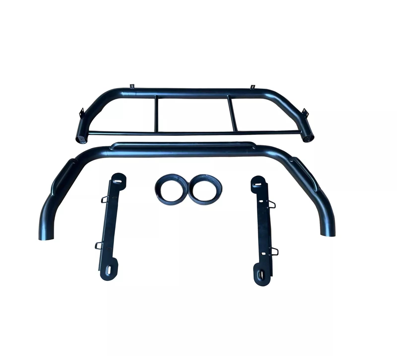 BLACK TEXTURED DOUBLE CAB PICKUP IRON ROLL BAR FOR NISSAN NAVARA NP300 D23 2016+