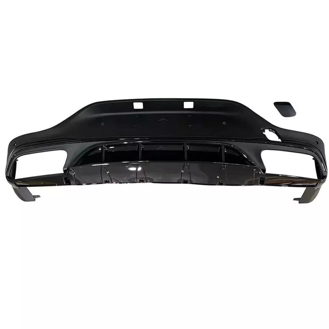 FOR MERCEDES GLC C253 COUPE AMG GLC63 STYLE REAR DIFFUSER & BLACK PIPES 2016+ UK