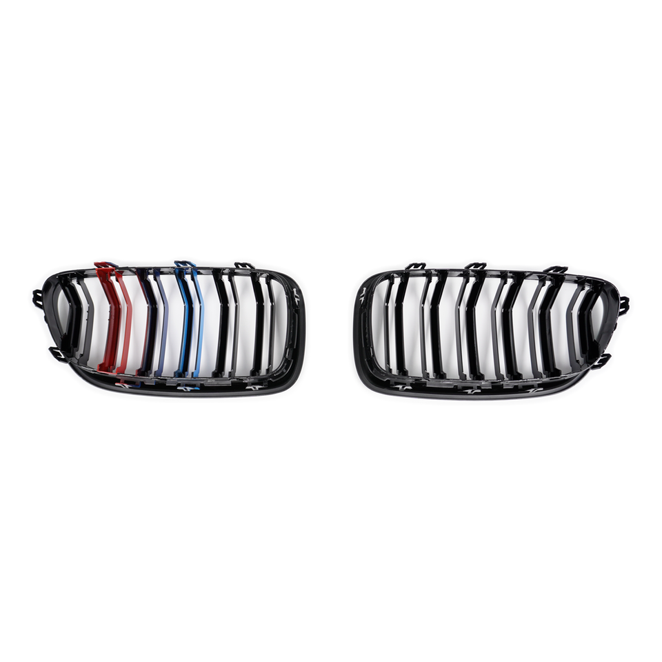 FOR BMW 5 SERIES F10 F11 FRONT M COLOR GLOSS M5 STYLE KIDNEY GRILLE GRILL 10-16