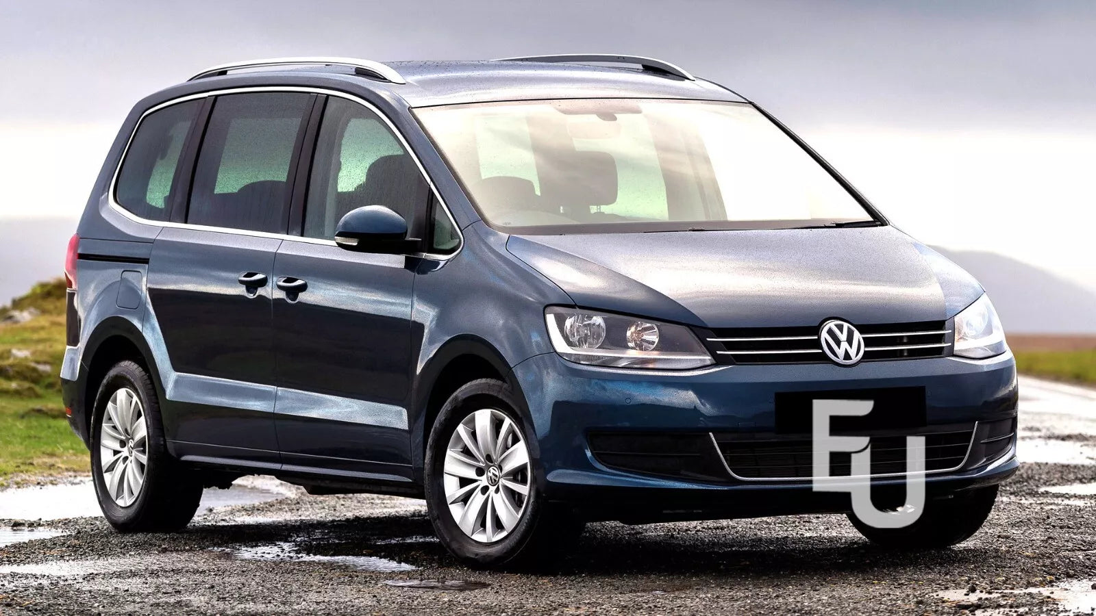 FOR VW SHARAN 7N 2010-2019 HEADLIGHT HEADLAMP GLASS LENS COVER RIGHT SIDE+MANUAL