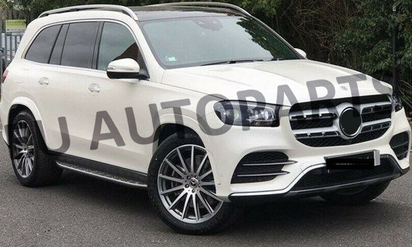 FOR MERCEDES BENZ X167 GL GLS SIDE STEP SKIRT RAIL GUARD BAR RUNNING BOARD 2019+