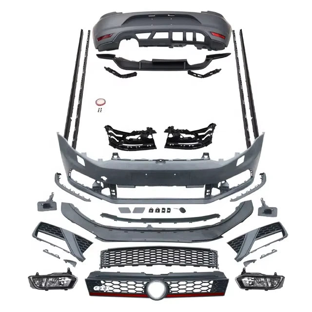 FOR VW VOLKSWAGEN POLO MK5 6R 6C 2009-2017 FRONT & REAR BUMPER KIT GTI STYLE