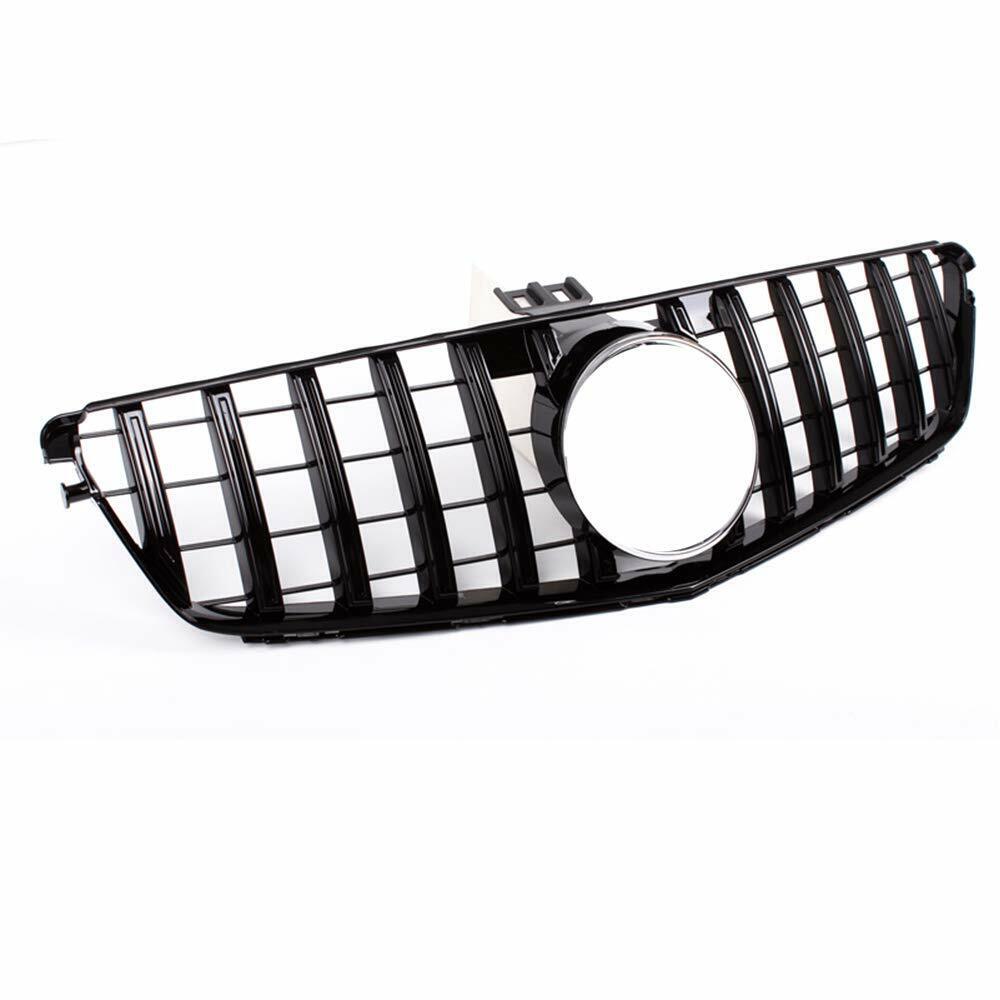 FOR MERCEDES C CLASS W204 07-14 FRONT GRILLE GRILL BLACK PANAMERICANA GT STYLE