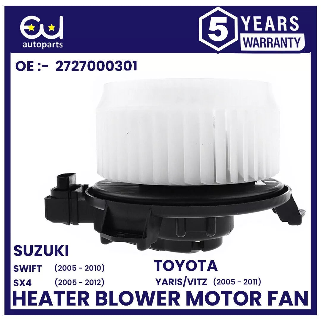 HEATER BLOWER MOTOR FAN FOR SUZUKI SWIFT SX4 TOYOTA YARIS/VITZ 05-12 2727000301