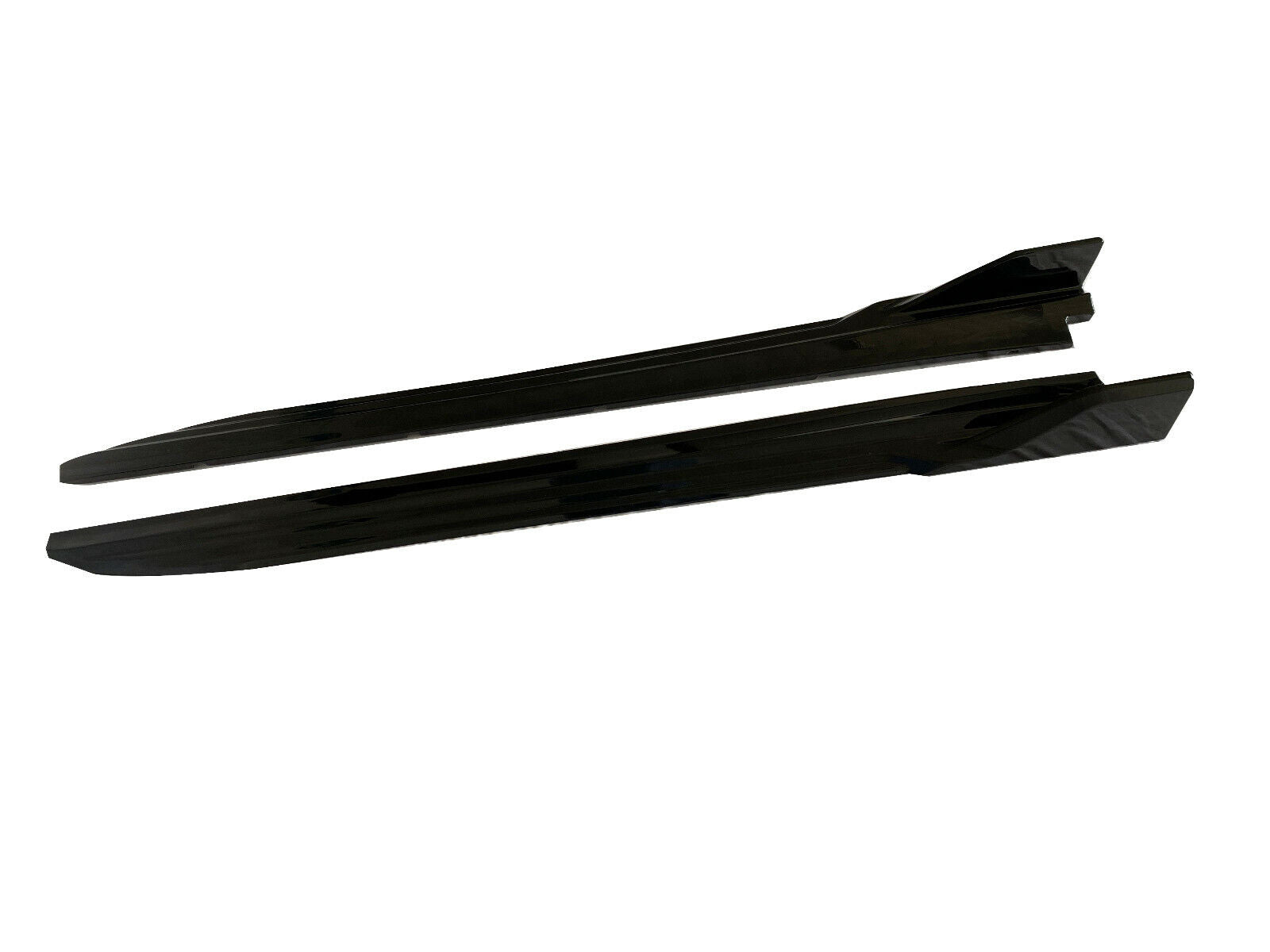 FOR BMW X5 F15 X6 F16 M SPORT SIDE SKIRTS EXTENSION BLADES LIP GLOSS BLACK 13-18