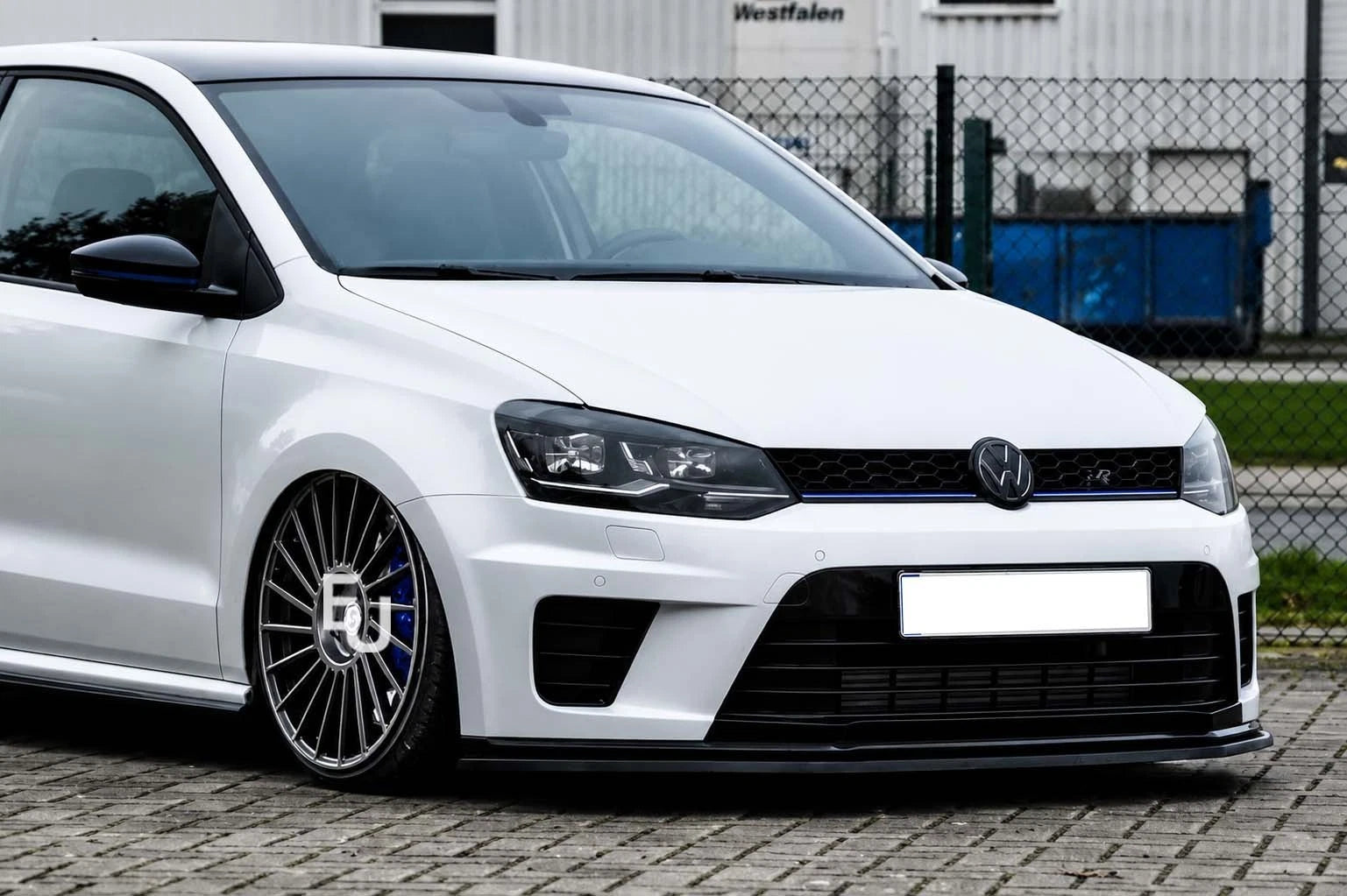 FOR VW POLO 2009-2017 FRONT BUMPER COMPLETE WITH GRILLES WRC STYLE