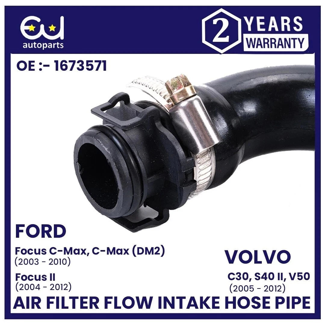 AIR FILTER FLOW INTAKE HOSE PIPE FOR FORD FOCUS MK2 C-Max 1.6 TDCI Volvo 1673571