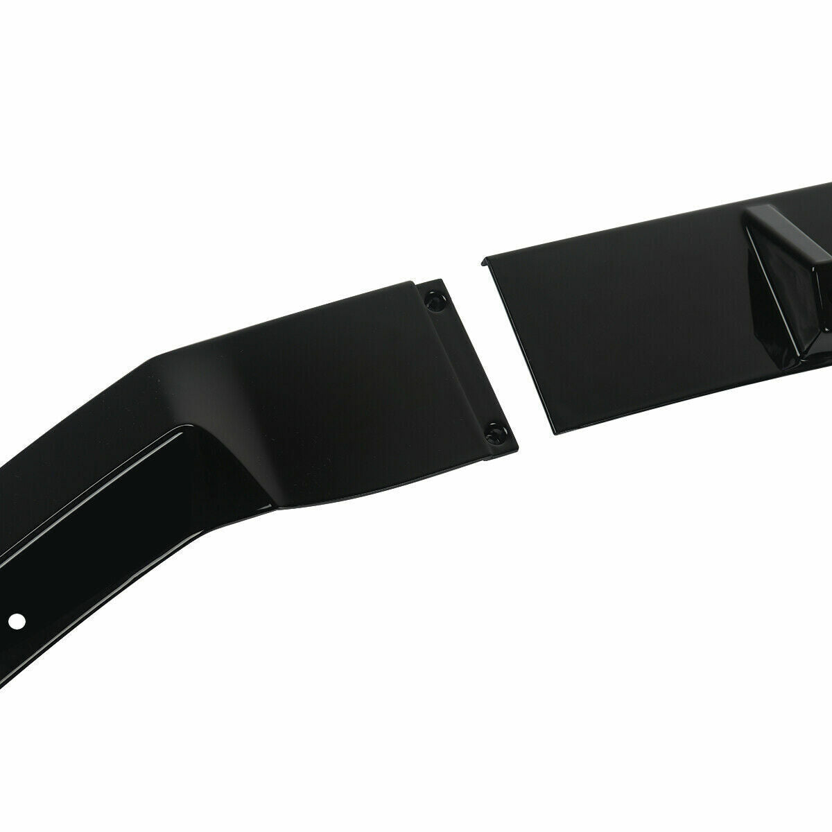 FRONT SPLITTER LIP SPOILER FOR MERCEDES C CLASS W205 C205 AMG GLOSS BLACK 2015+