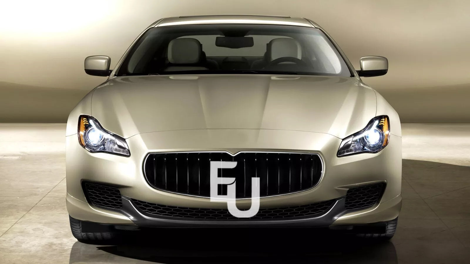 PAIR FOR MASERATI QUATTROPORTE MK6 M156 HEADLAMP HEADLIGHT LENS COVER 2013-2015