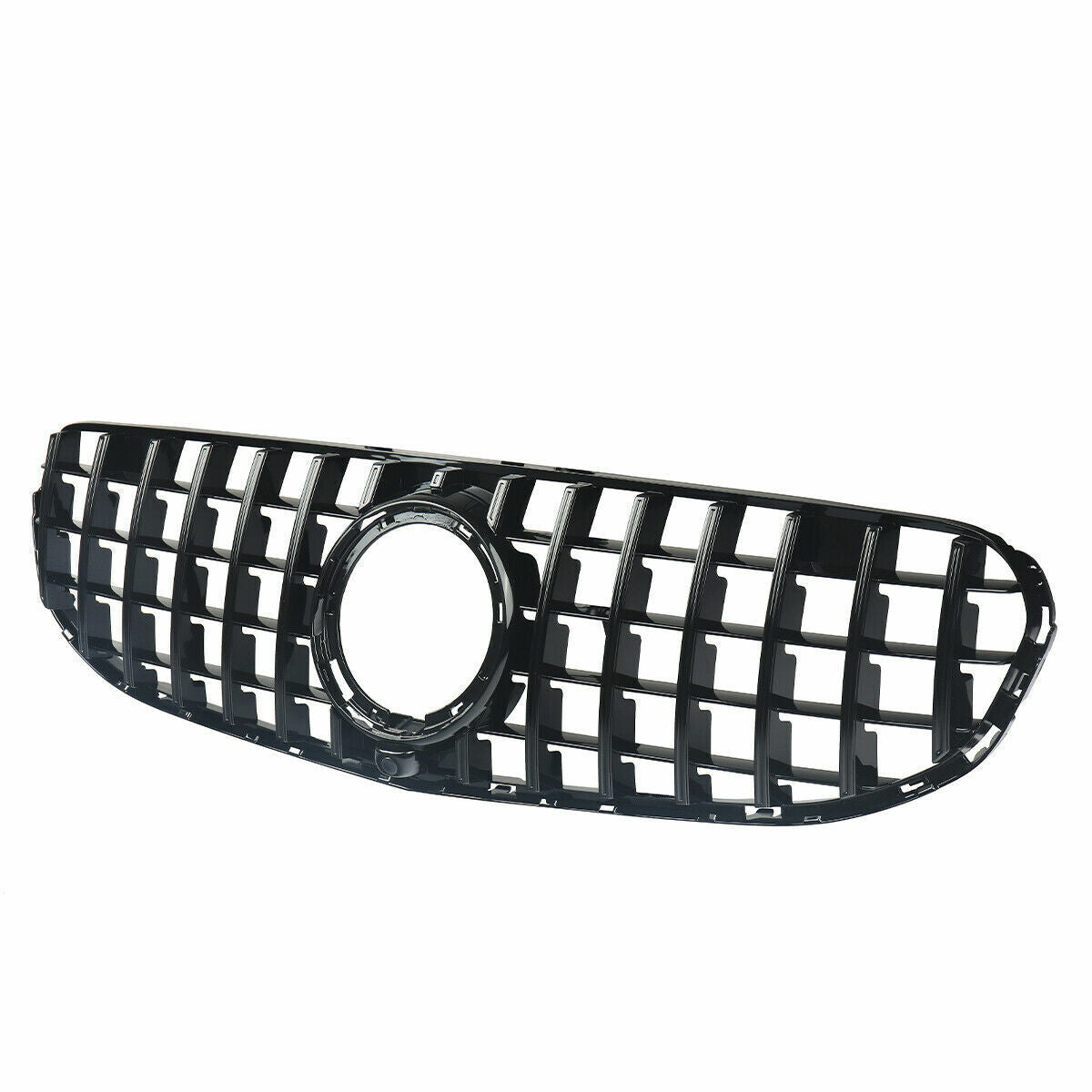 FOR MERCEDES X253 C253 GLC 2020+ PANAMERICANA GTR STYLE SPORT GRILLE GLOSS BLACK