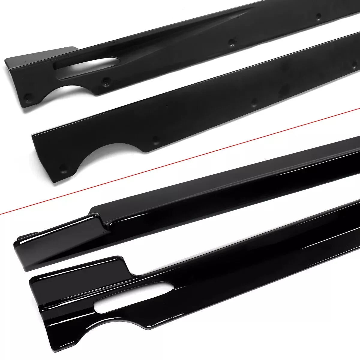 FOR BMW X7 G07 MP STYLE GLOSS BLACK SIDE SKIRT EXTENTION LIP 19+