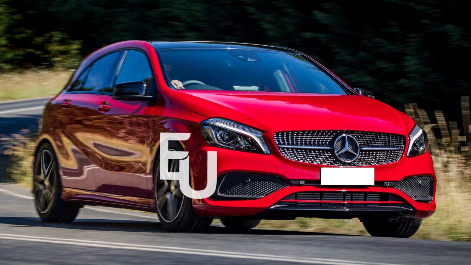 FOR 2012-15 MERCEDES-BENZ A CLASS W176 HEADLIGHT LENS HEADLAMP COVER LEFT+RIGHT