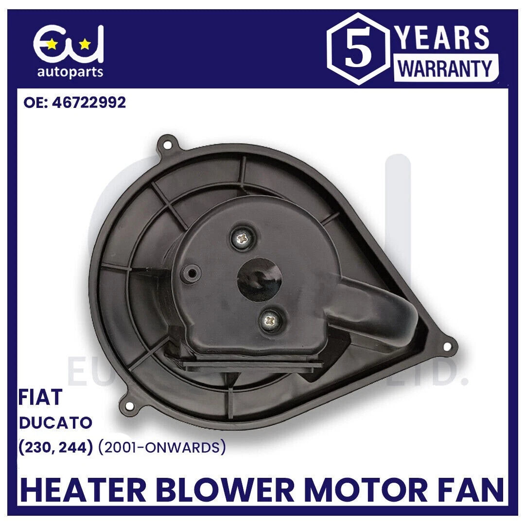 HEATER BLOWER MOTOR FAN FOR FIAT DUCATO 230 244 2001-ONWARDS LHD