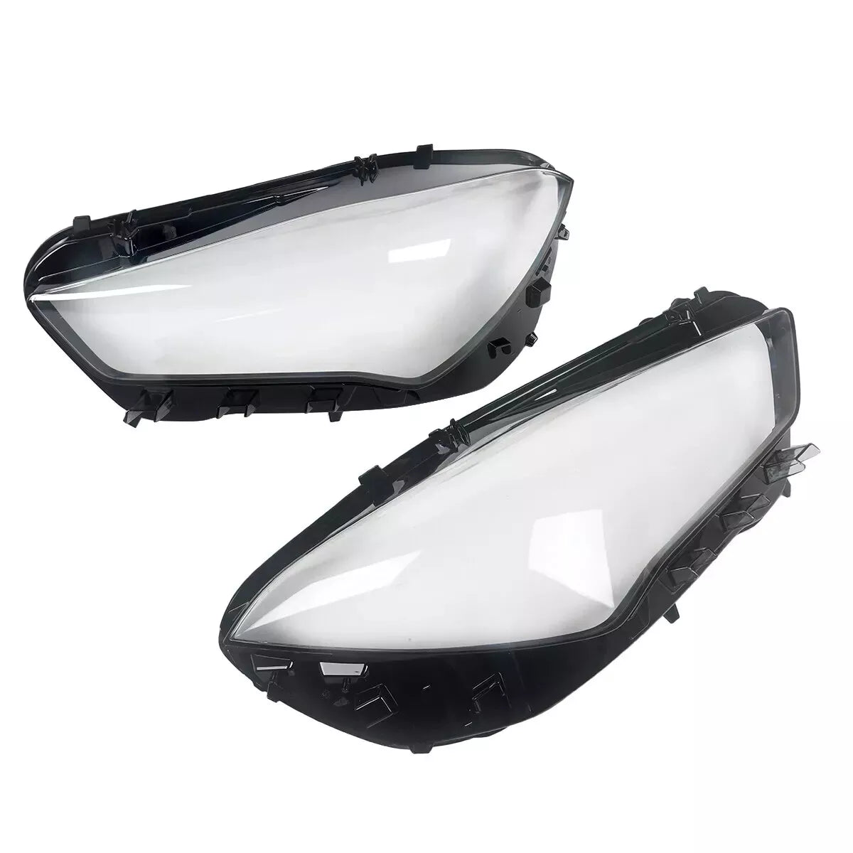 FOR MERCEDES CLA W118 C118 LEFT RIGHT SIDE PAIR HEADLIGHT LENS HEADLAMP COVER