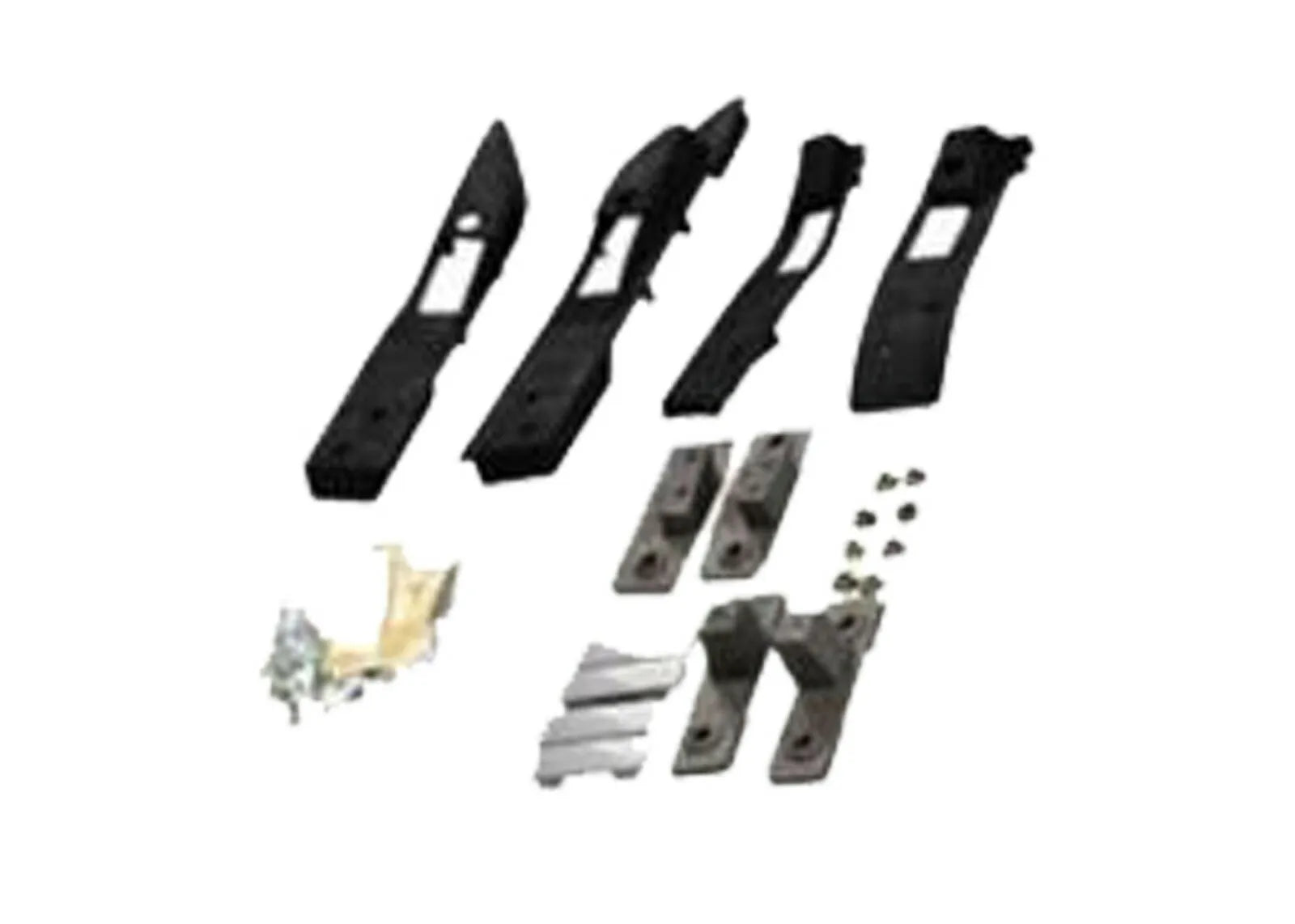 FOR RANGE ROVER EVOQUE 2011+ L538 BLACK ALUMINIUM ROOF RAILS RACK BARS OEM FIT