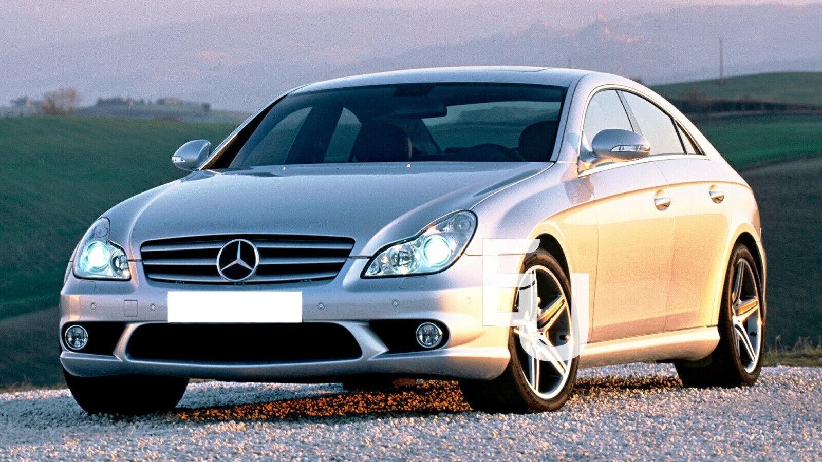 LEFT HEADLIGHT CLEAR LENS COVER FOR MERCEDES CLS W219 CLS350/500/550 2003-2010