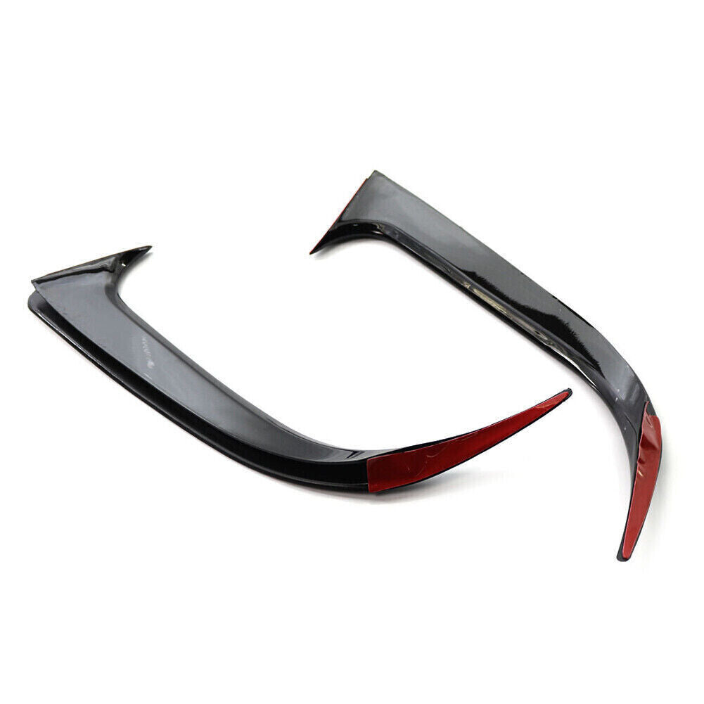 FOR MERCEDES CLA W117  REAR BUMPER SPOILER AIR VENT COVER GLOSS BLACK