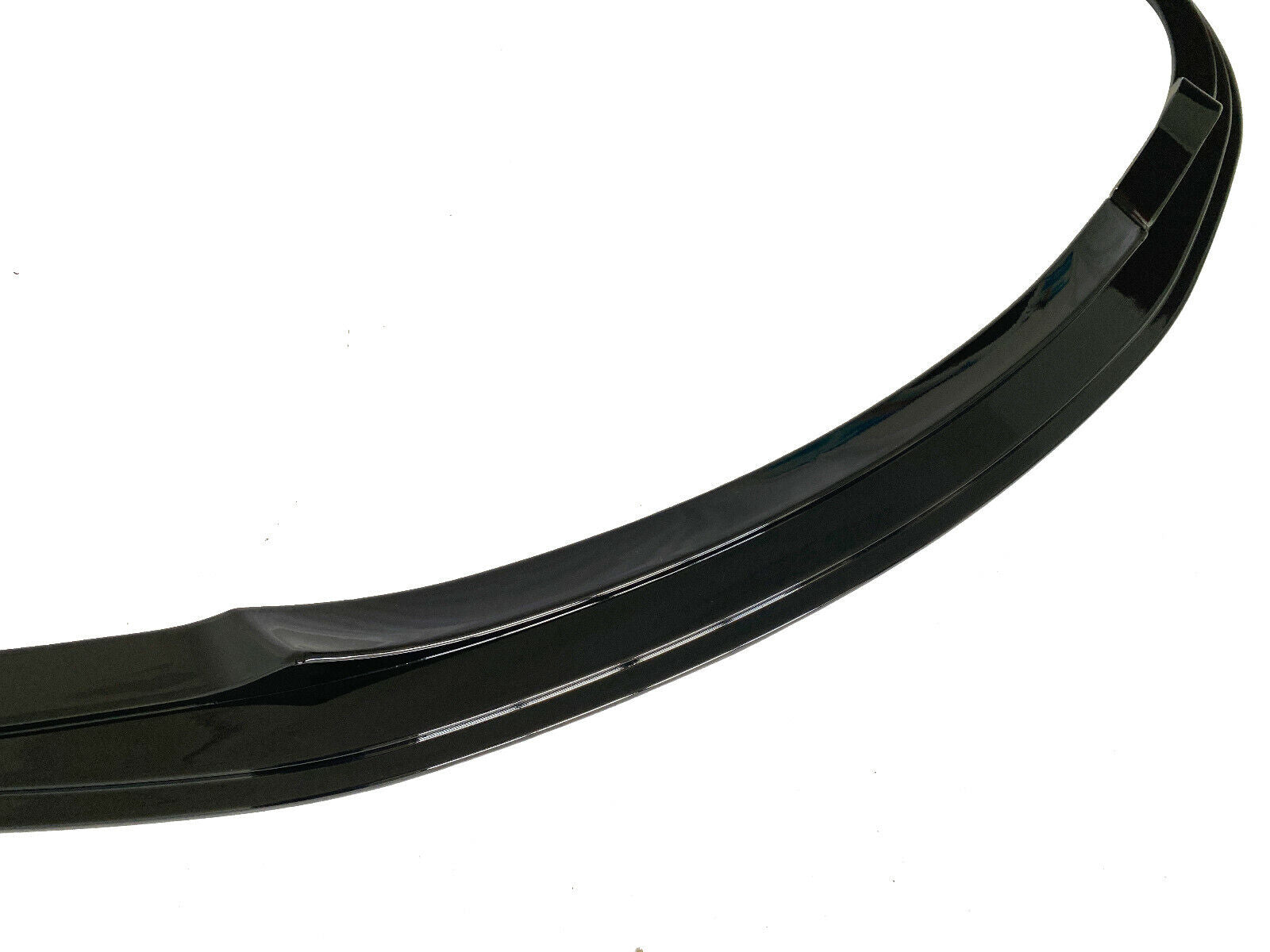 FOR BMW 3 SERIES E92 E93 M SPORT FRONT SPLITTER BUMPER LIP GLOSS BLACK LCI 09-12