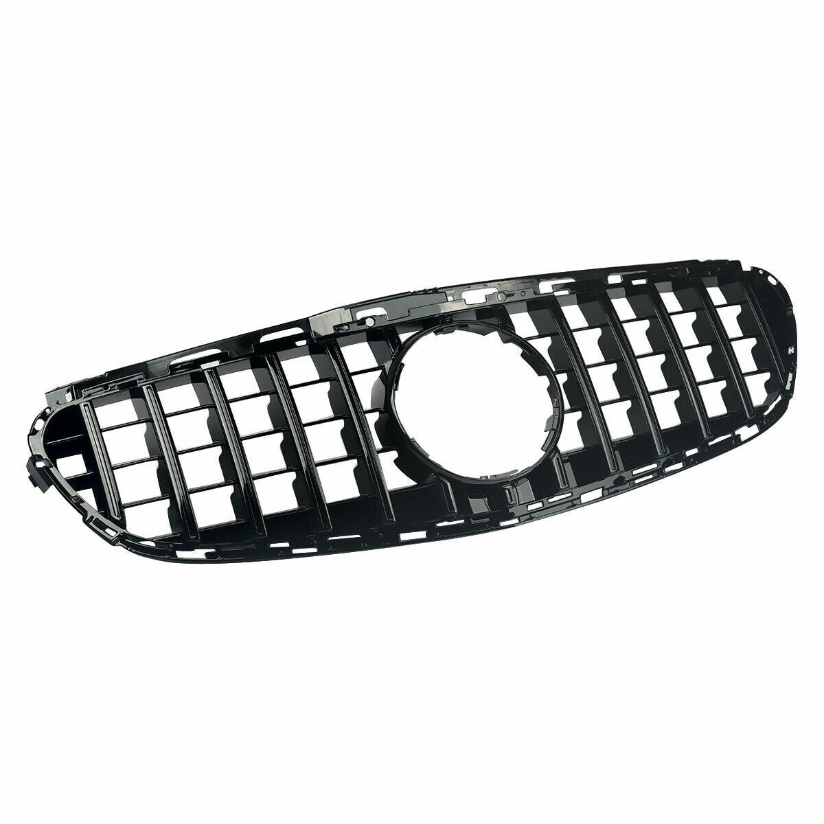 FOR MERCEDES E CLASS W212 13-2016 FRONT GRILLE GRILL BLACK PANAMERICANA GT STYLE